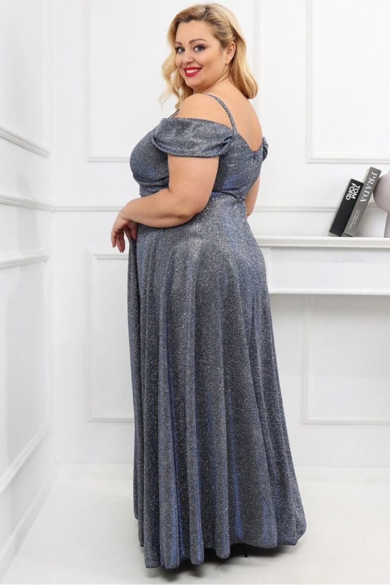 Robe De Soiree Paillette Longue Fendue 5