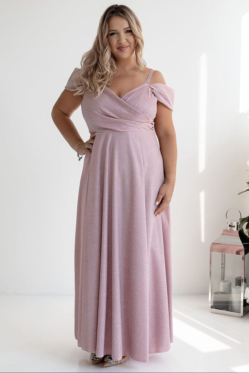 Robe De Soiree Paillette Longue Fendue