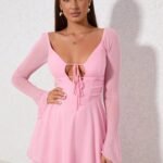 Robe De Soiree Rose Sexy Rose Xs