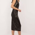 Robe De Soiree Sans Manches Midi Droite 5