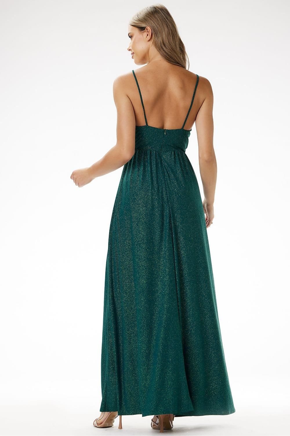 Robe De Soiree Sequin Longue Fendue