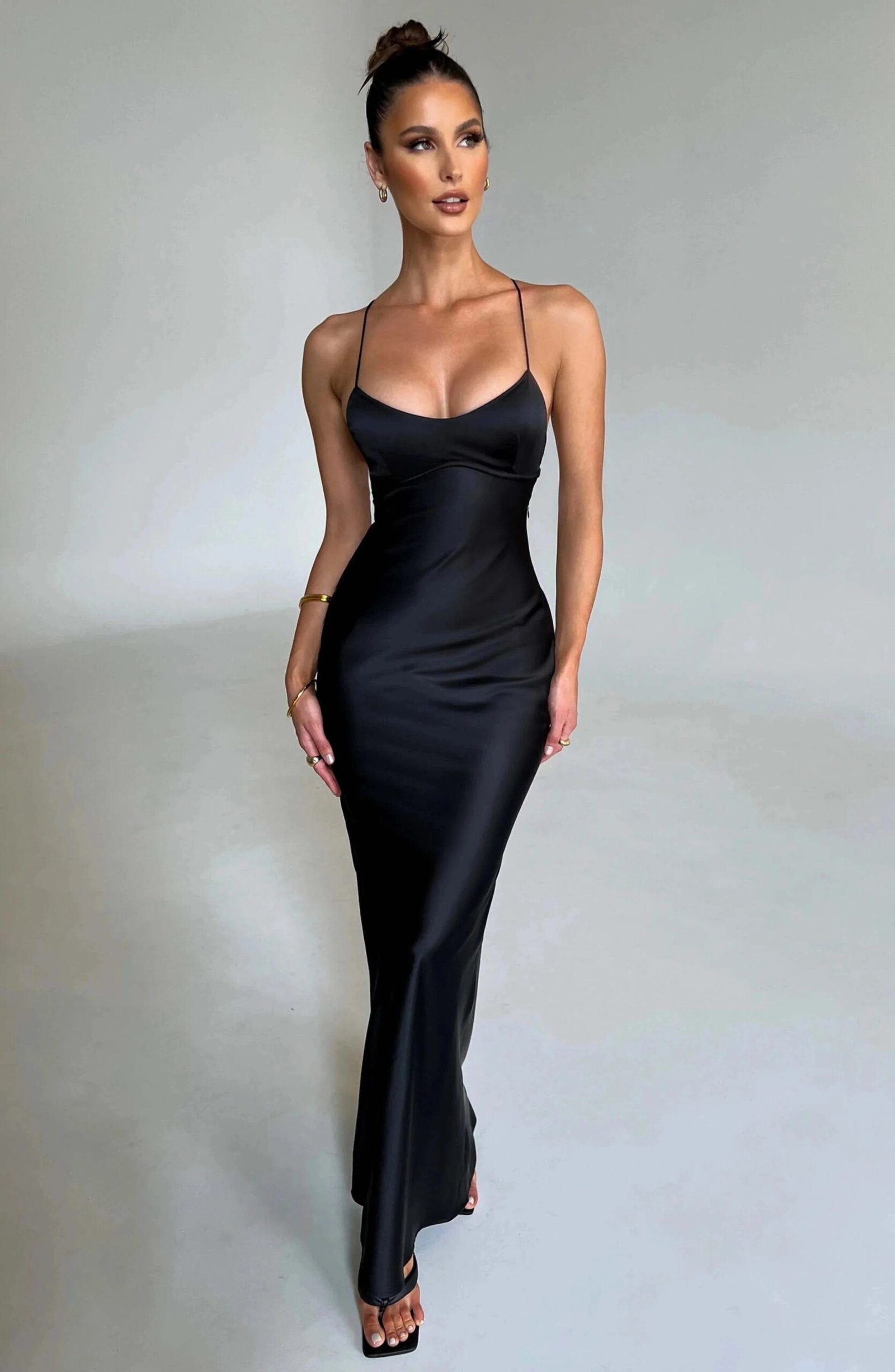 Robe De Soiree Sexy Dos Nu Noir S