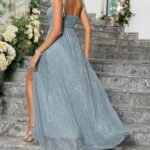 Robe De Soiree Sexy Fendue Midi 5
