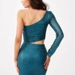 Robe De Soiree Sexy Sequin Asymetrique 2