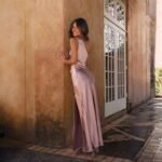 Robe Demoiselle Dhonneur Asymetrique En Satin 7