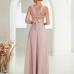 Robe Demoiselle Dhonneur Beige Creme 8