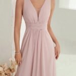 Robe Demoiselle Dhonneur Beige Creme 9