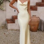 Robe Demoiselle Dhonneur Champagne Brettelles Spaghetti Champagne S