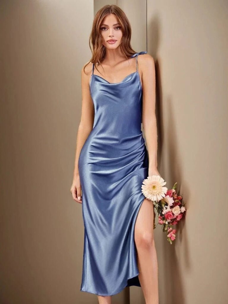 Robe Demoiselle Dhonneur Chic Midi 3