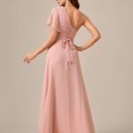 Robe Demoiselle Dhonneur Chic Rose Poudre