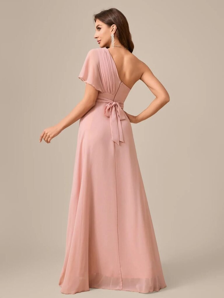 Robe Demoiselle Dhonneur Chic Rose Poudre