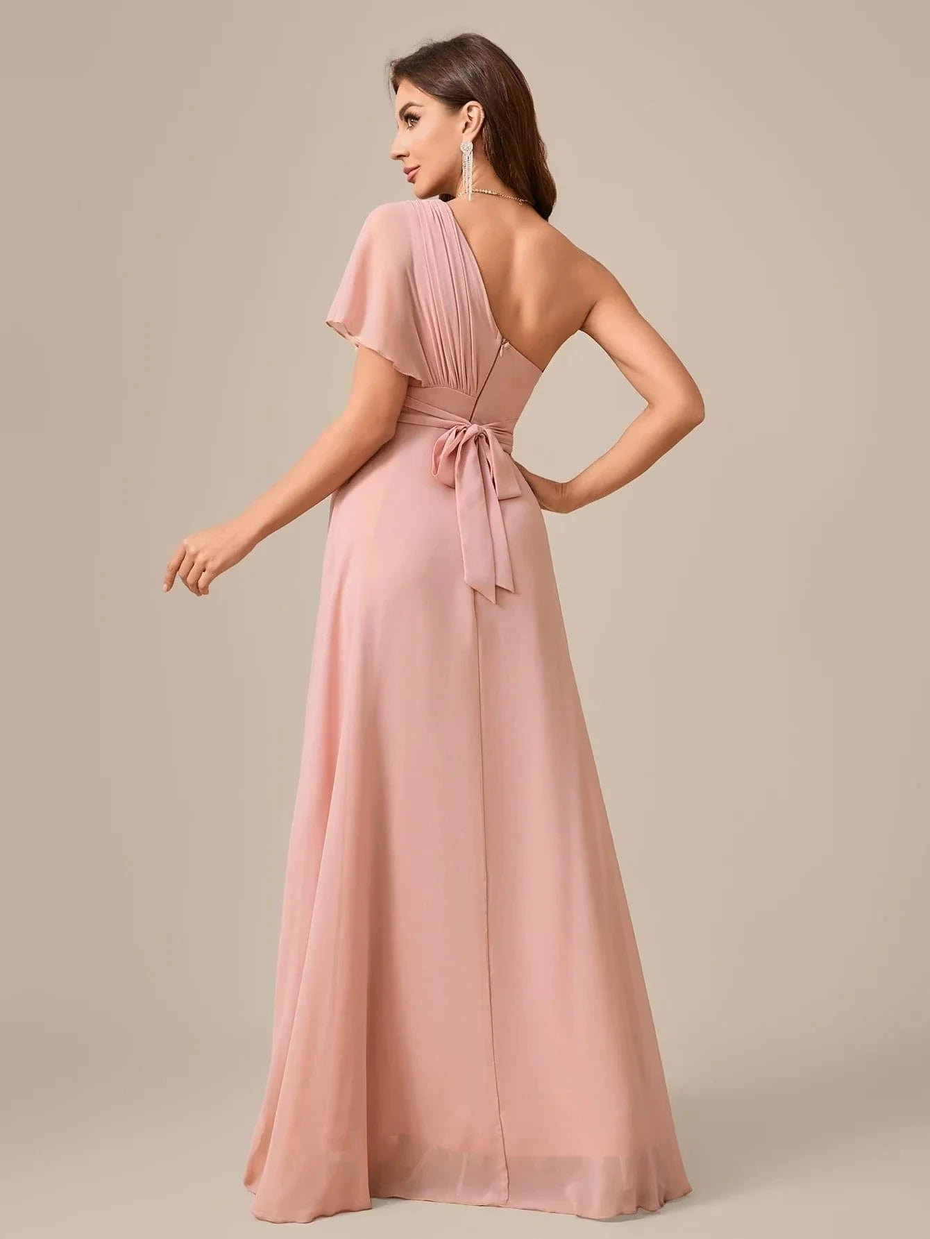 Robe Demoiselle Dhonneur Chic Rose Poudre