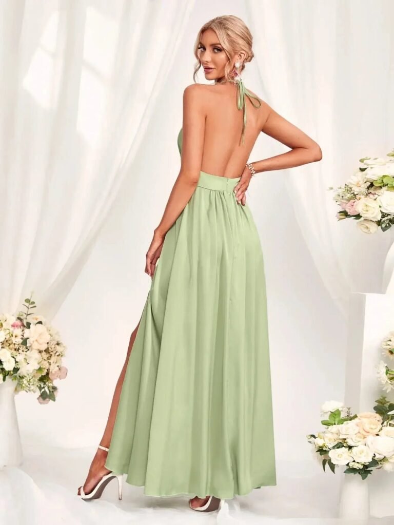 Robe Demoiselle Dhonneur Couleur Menthe