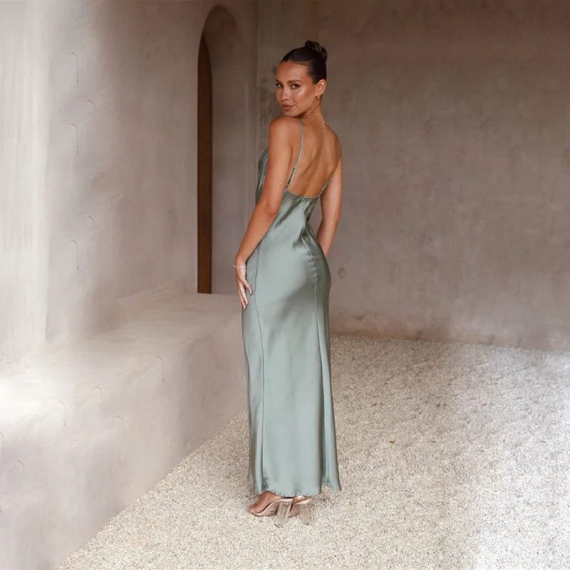 Robe Demoiselle Dhonneur En Satin 7