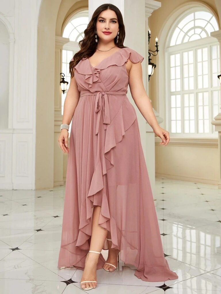 Robe Demoiselle Dhonneur Grande Taille 9