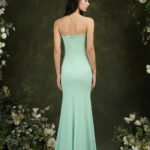 Robe Demoiselle Dhonneur Longue Coupe Sirene