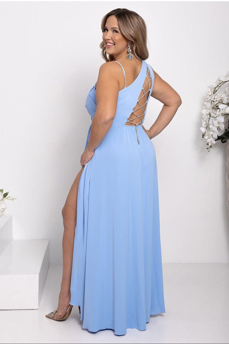 Robe Demoiselle Dhonneur Longue Fendue 15