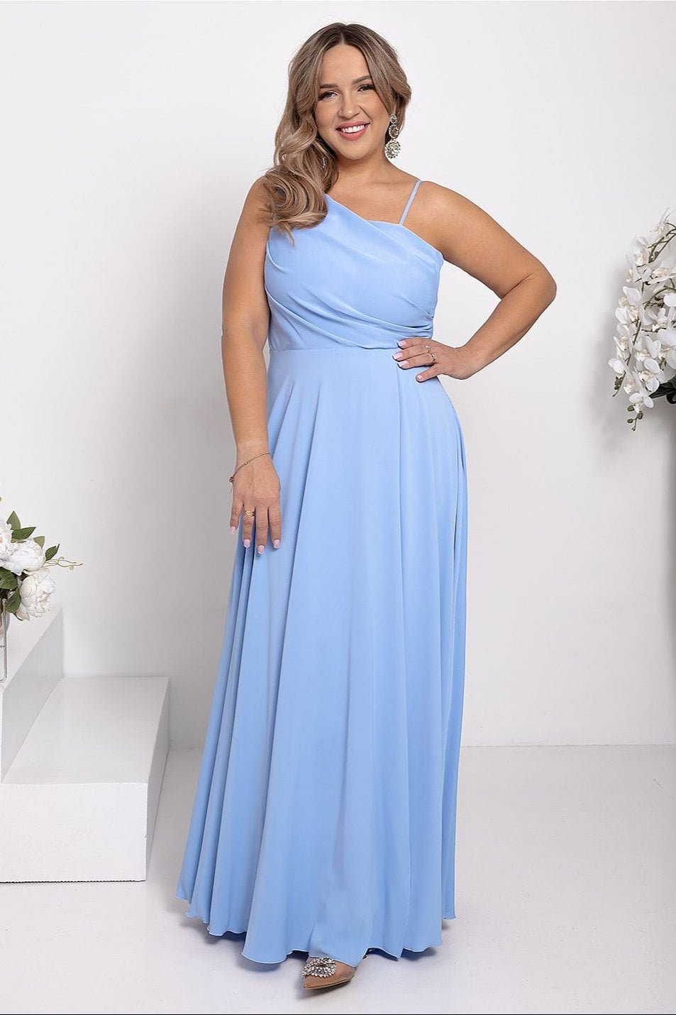 Robe Demoiselle Dhonneur Longue Fendue 16