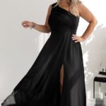 Robe Demoiselle Dhonneur Longue Fendue 19