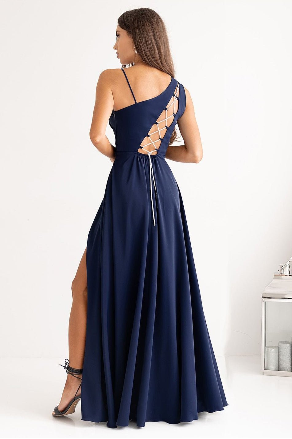 Robe Demoiselle Dhonneur Longue Fendue 2