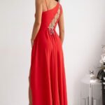 Robe Demoiselle Dhonneur Longue Fendue 21