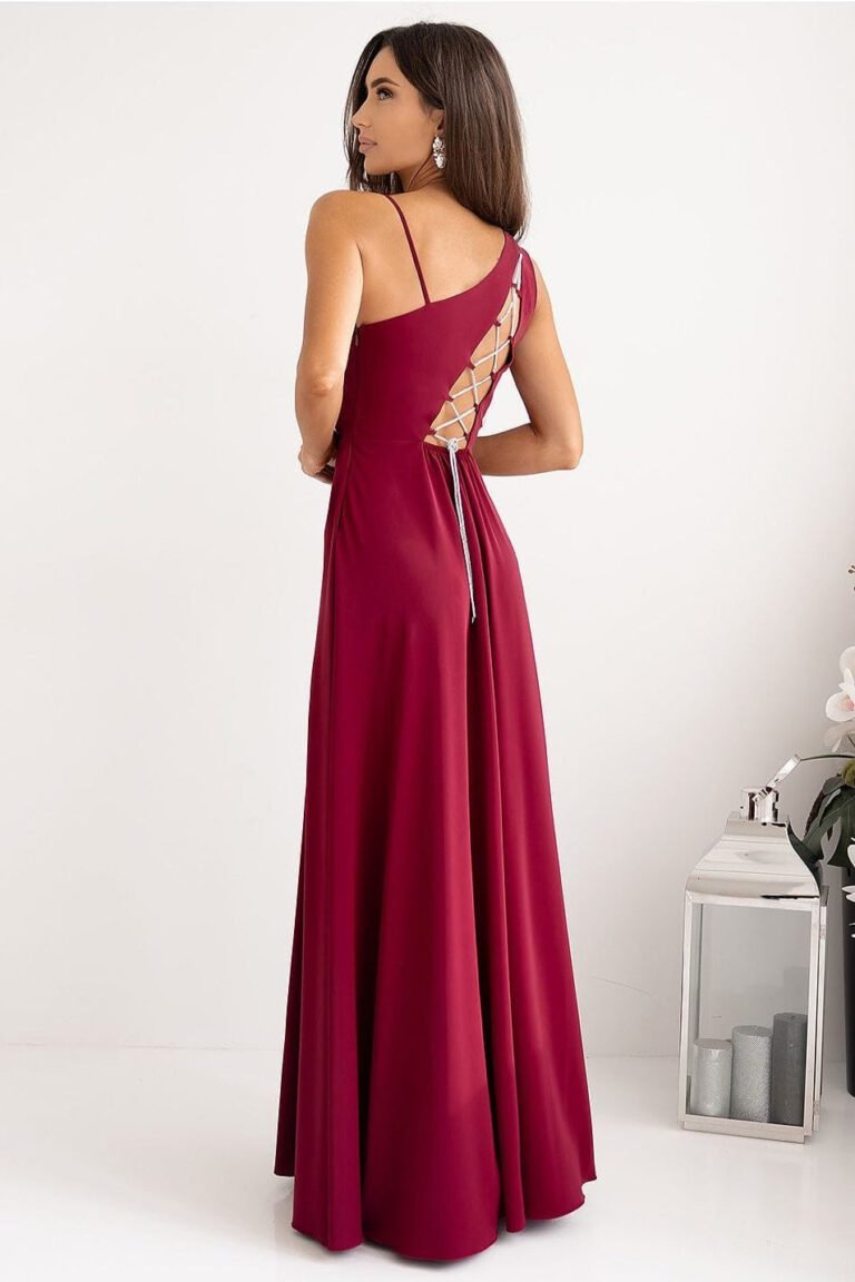 Robe Demoiselle Dhonneur Longue Fendue 7