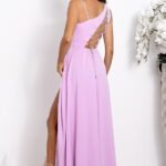 Robe Demoiselle Dhonneur Longue Fendue 9