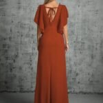 Robe Demoiselle Dhonneur Longue Lilas 6