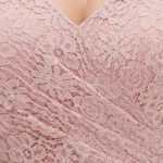 Robe Demoiselle Dhonneur Longue Rose Poudre 2
