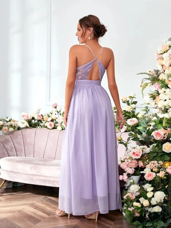 Robe Demoiselle Dhonneur Mauve Lilas