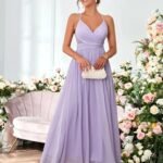 Robe Demoiselle Dhonneur Mauve Lilas S