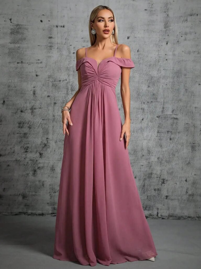 Robe Demoiselle Dhonneur Rose Pastel Rose Pastel S