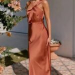 Robe Demoiselle Dhonneur Terracotta 15