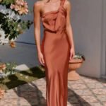 Robe Demoiselle Dhonneur Terracotta 16