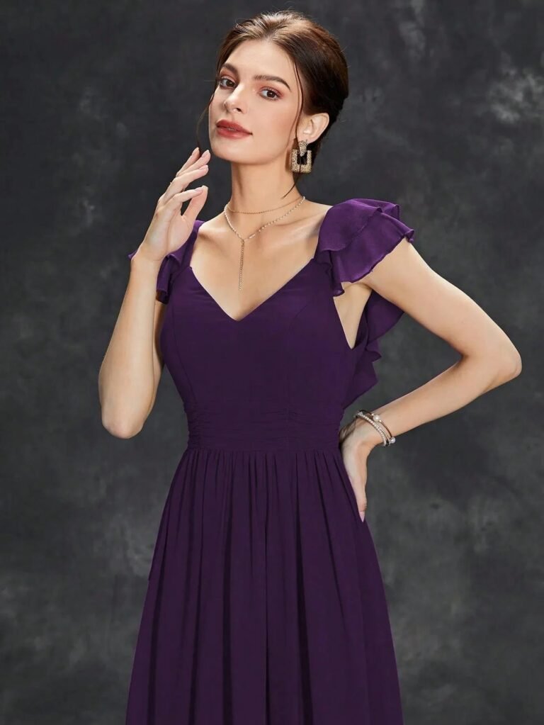 Robe Demoiselle Dhonneur Terracotta 4
