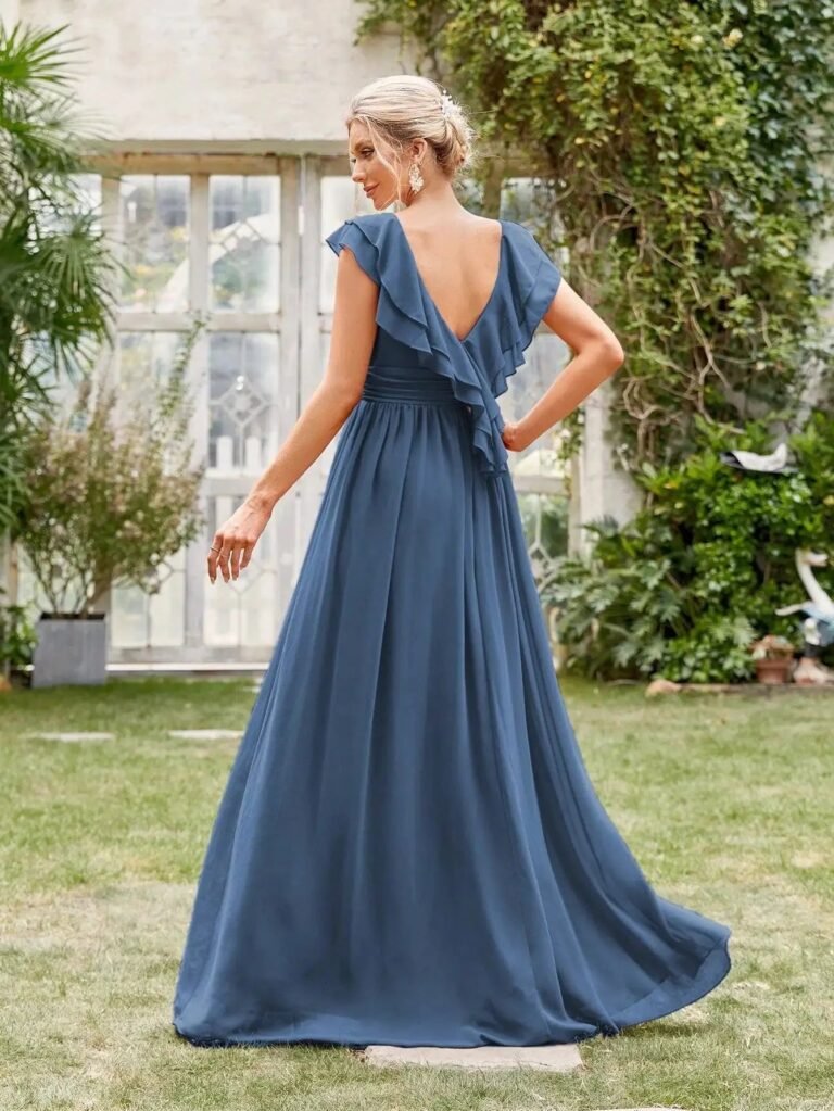 Robe Demoiselle Dhonneur Terracotta 5