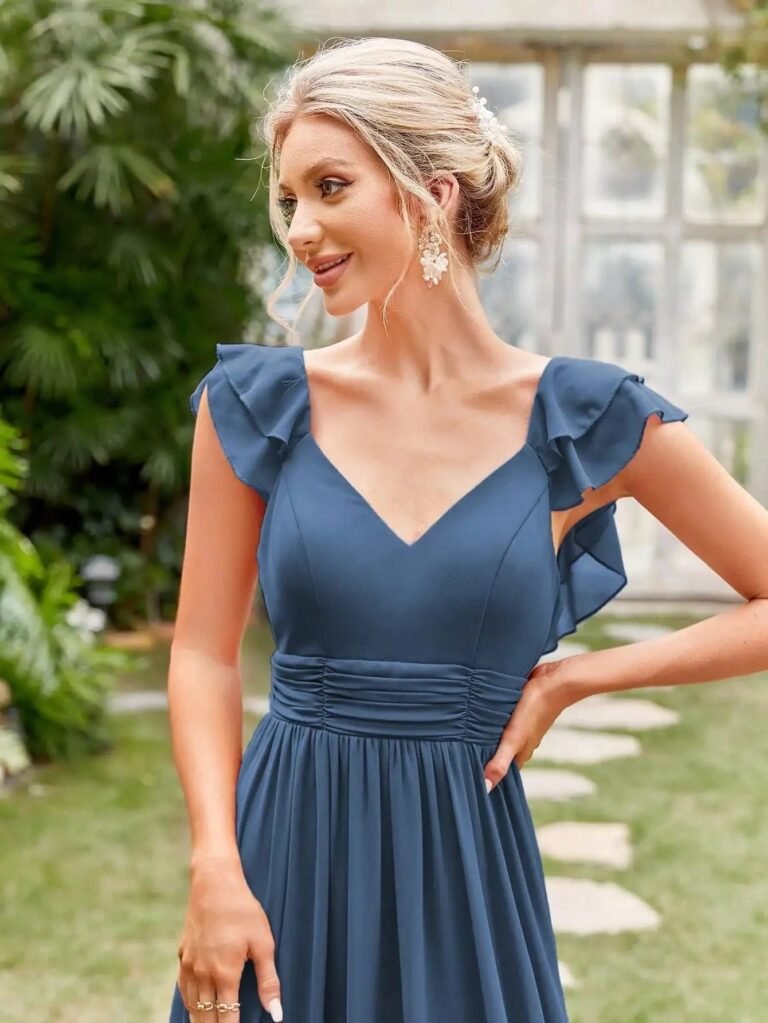 Robe Demoiselle Dhonneur Terracotta 6