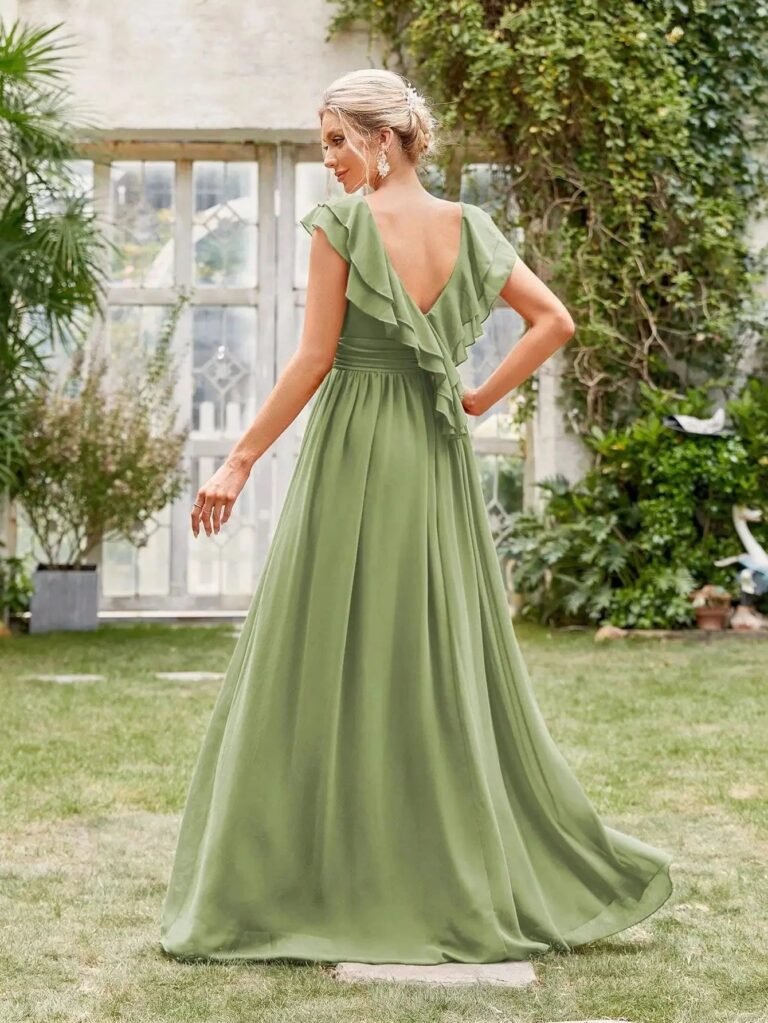 Robe Demoiselle Dhonneur Terracotta 8