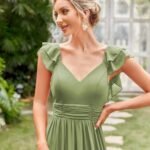 Robe Demoiselle Dhonneur Terracotta 9