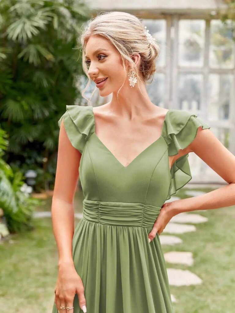 Robe Demoiselle Dhonneur Terracotta 9