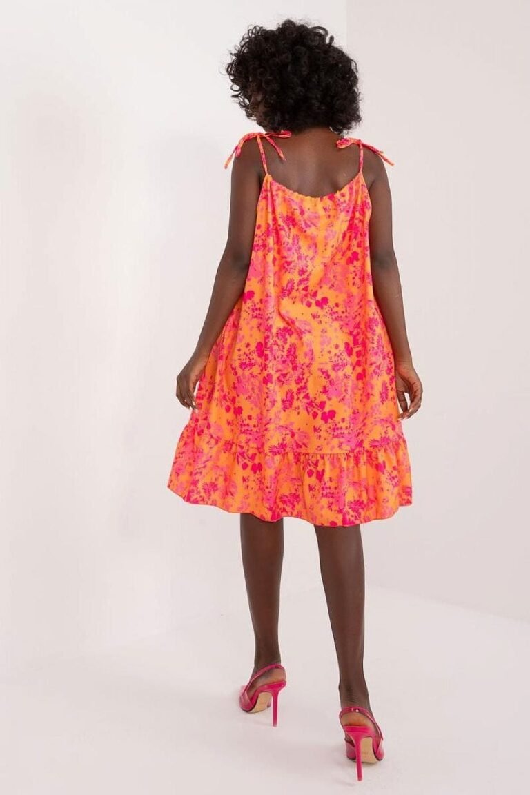 Robe Dete A Bretelles De Couleur Vive 2