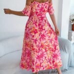 Robe Dete A Imprime Floral Midi