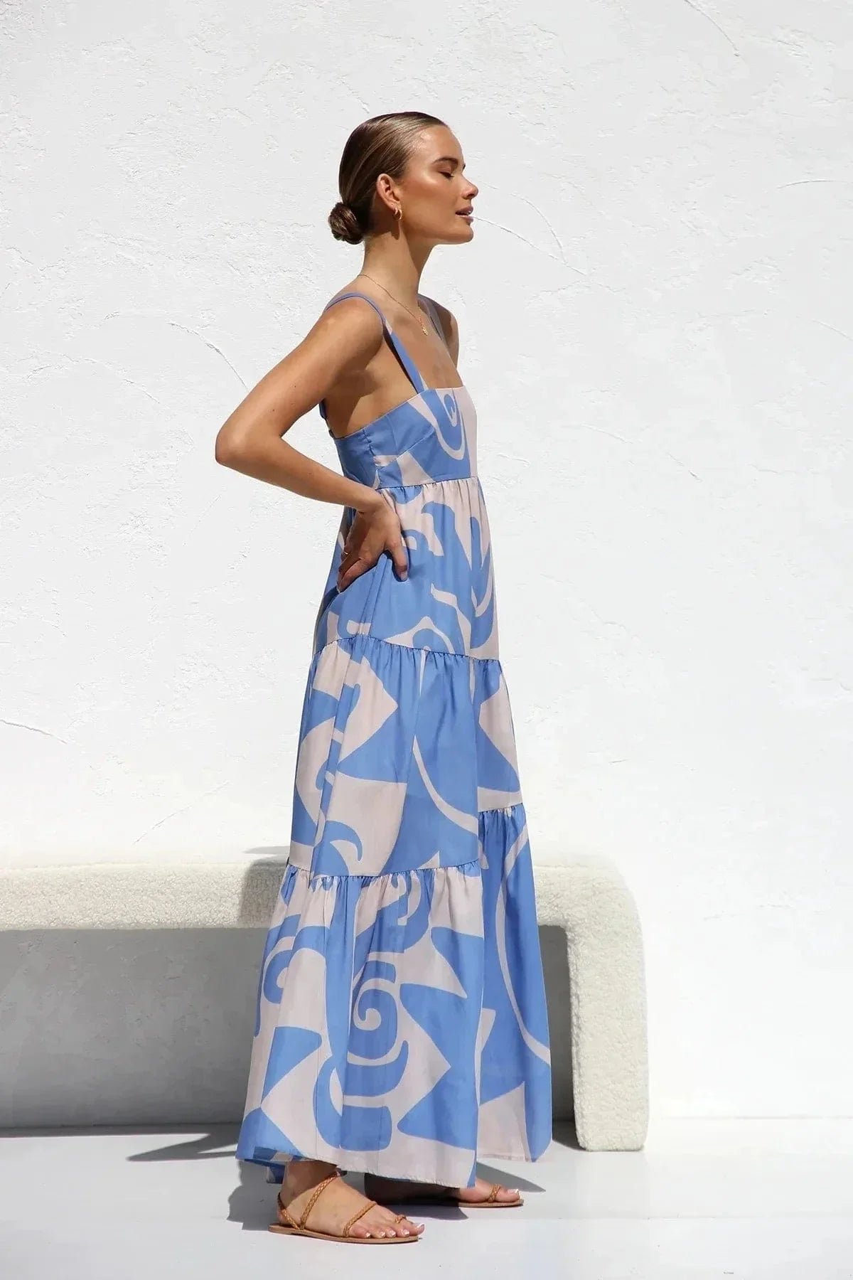 Robe Dete Boheme Longue A Bretelles 2