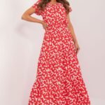 Robe Dete Longue Evasee Multicouleur S