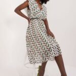 Robe Dete Motif Geometrique Fluide