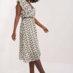 Robe Dete Motif Geometrique Fluide 2