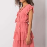 Robe Dete Rose Casual Courte 2