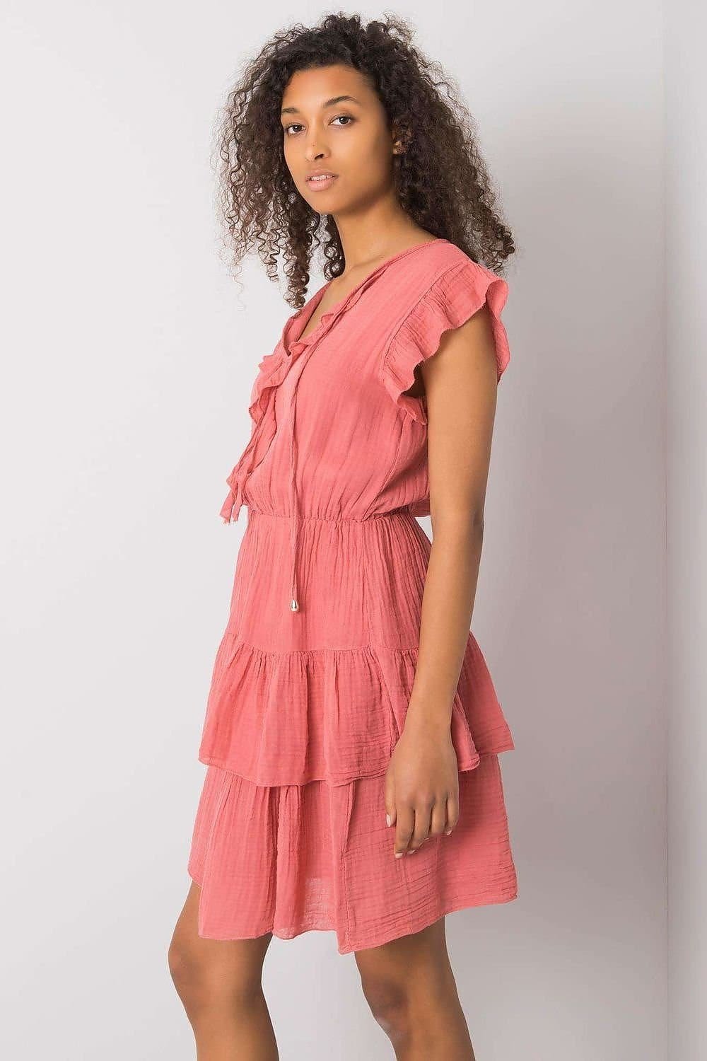 Robe Dete Rose Casual Courte 2