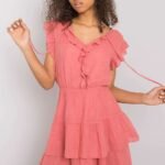 Robe Dete Rose Casual Courte S