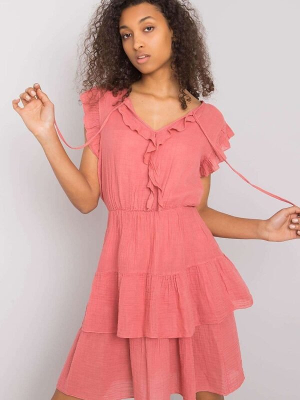 Robe Dete Rose Casual Courte S